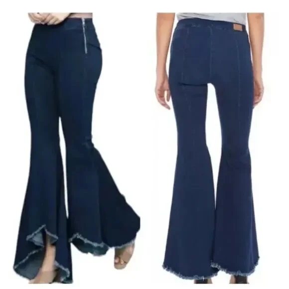 Judy Blue Super Flare Fit Pull On Jeans, Dark Wash Blue, Size 7/28, JB8486 - Picture 3 of 11